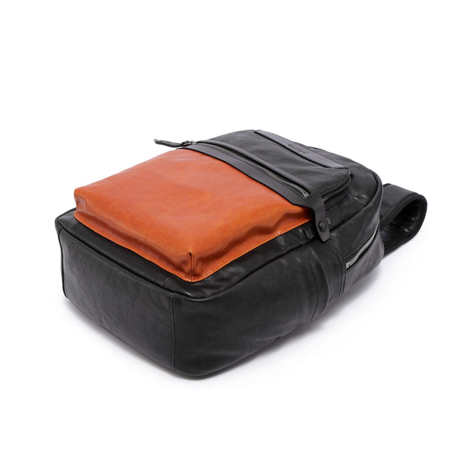 OLD TREND OLD TREND Genuine Leather Sotis Backpack (Chestnut/Black)