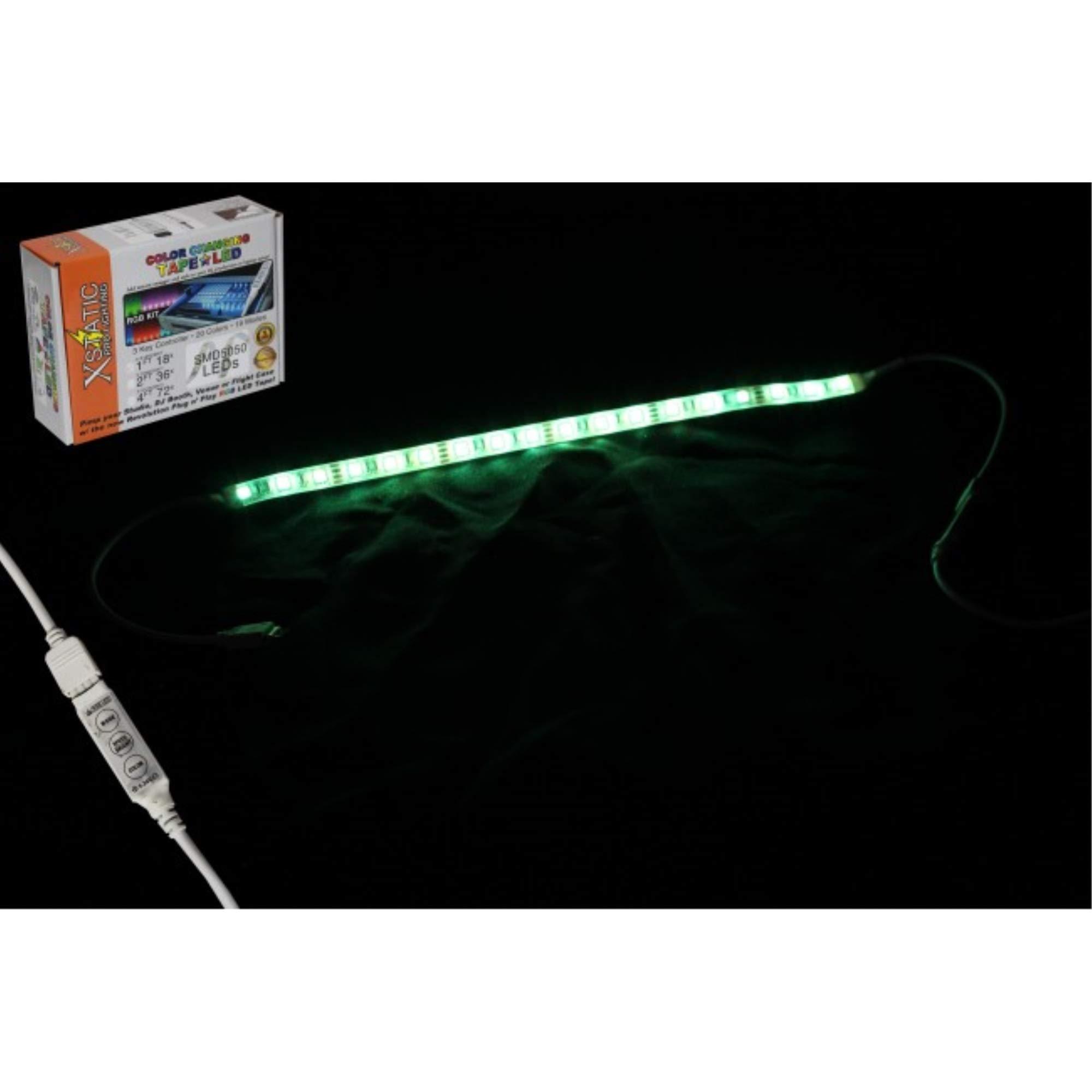 ZOTOYI Xstatic X-S18RGBKIT 12" RGB LED Strip Kit with Remote control & Power Supply