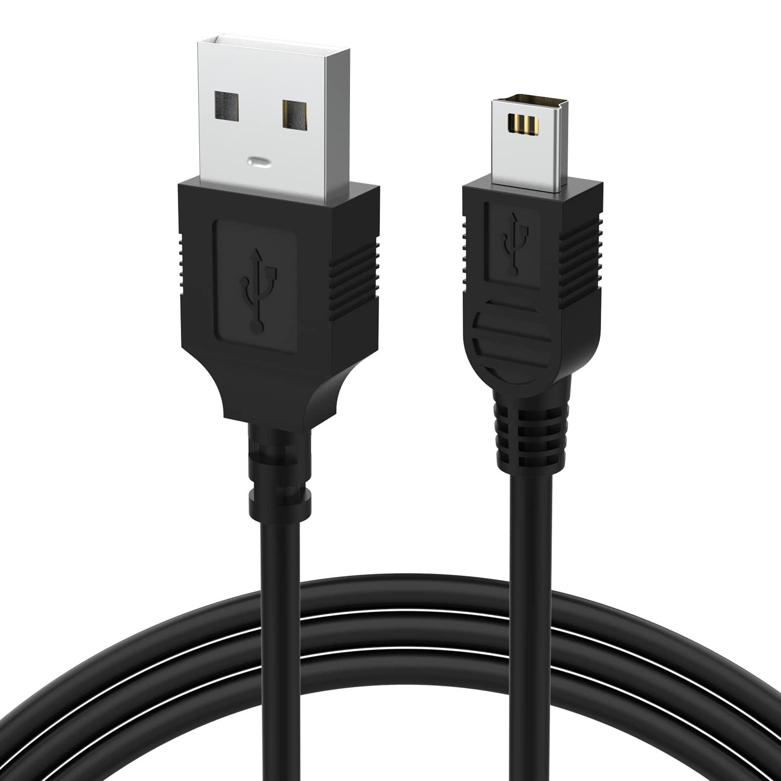 Lusgawer Lusgawer Camera USB Cable Cord for Canon,USB 2.0 Cable- A-Male to Mini-B Cord,Mini USB Charging Cable Compatible with Canon PowerShot/Rebel/EOS/DSLR Cameras/ELPH Digital Cameras