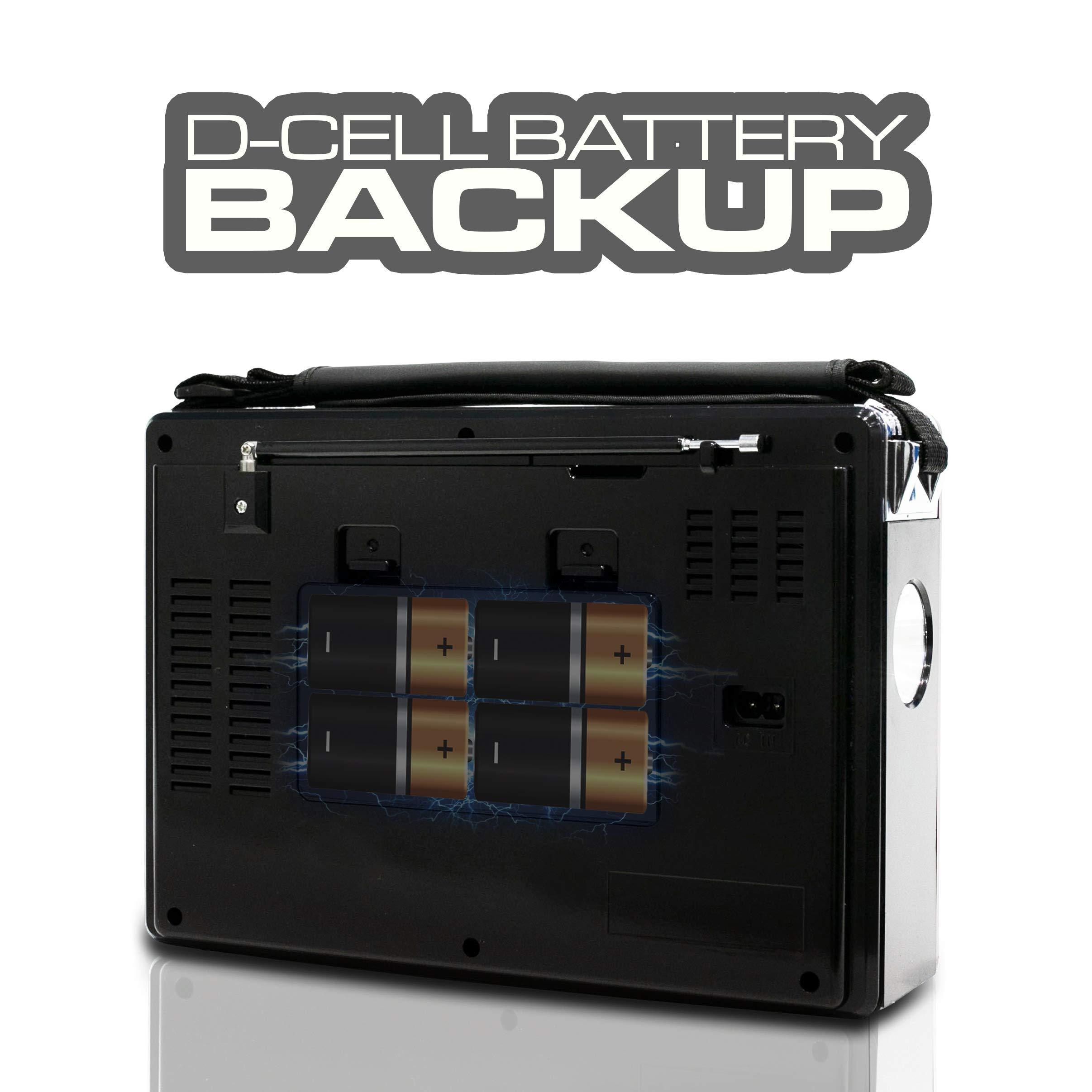 Dolphin Dolphin RETROBOX Portable Bluetooth AM/FM Radio (Black)