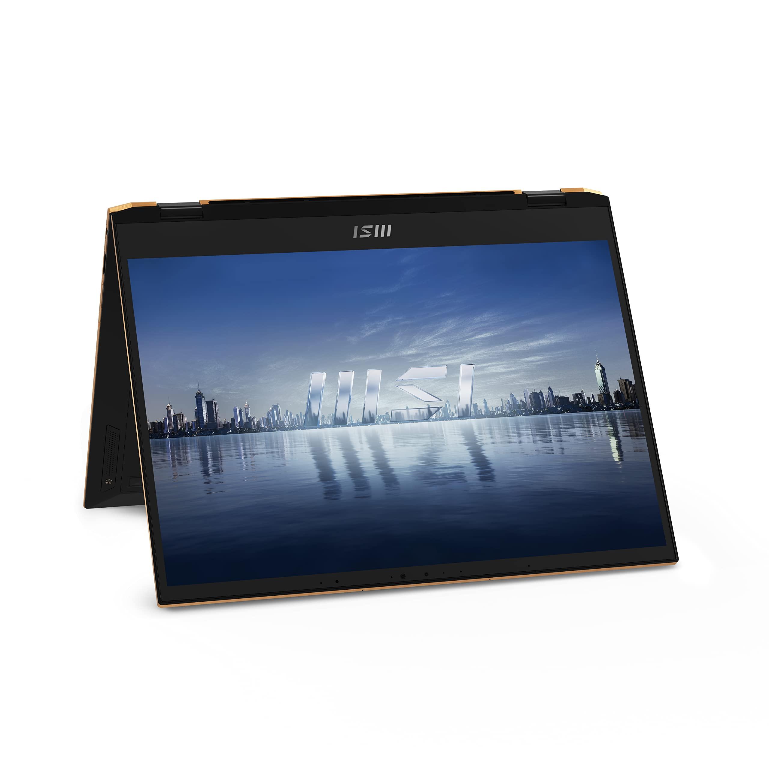 MSI MSI Summit E13 Flip Evo (2024) 13.4" FHD+ 120Hz Professional 2 in 1 Laptop: Intel Core i7-1280P, Intel Iris Xe, 16GB LPDDR5, 1TB NVMe SSD, Thunderbolt 4, WiFi 6E, Win 11 Home: Ink Black A12MT-026US