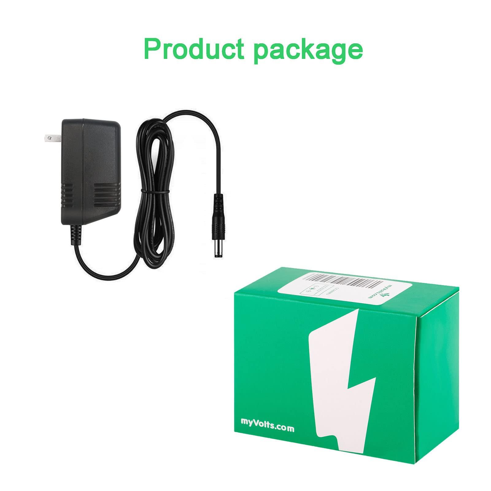 MyVolts MyVolts 9V Power Supply Adaptor Compatible with/Replacement for ISP Decimator Pro Rack G Effects Processor - US Plug