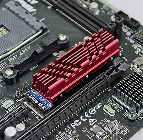 Digifast Digifast M.2 2280 SSD Premium Heatsink - Red