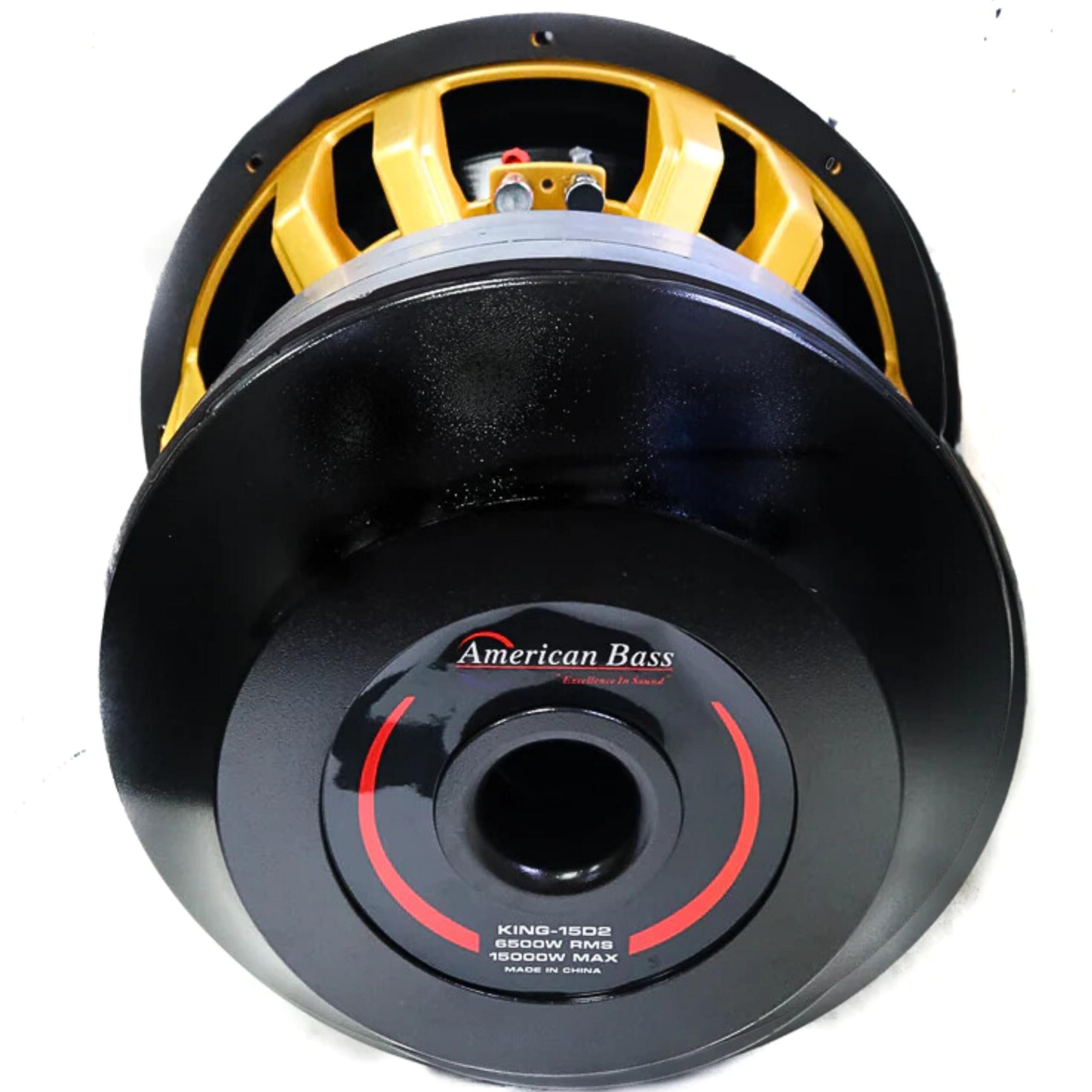 American Bass American Bass 15" King Subwoofer 2 Ohm 15000 Watts 6500 watts RMS KING-15D2