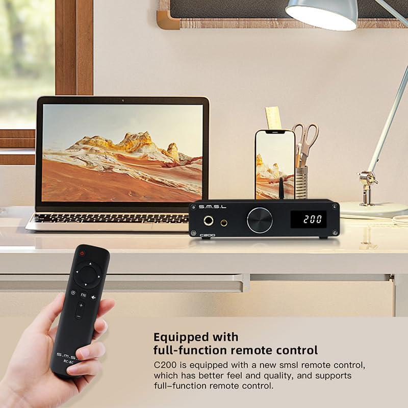 TONGYOR SMSL C200 DAC+Headphone Amplifier with ESS 9038Q2M Chip