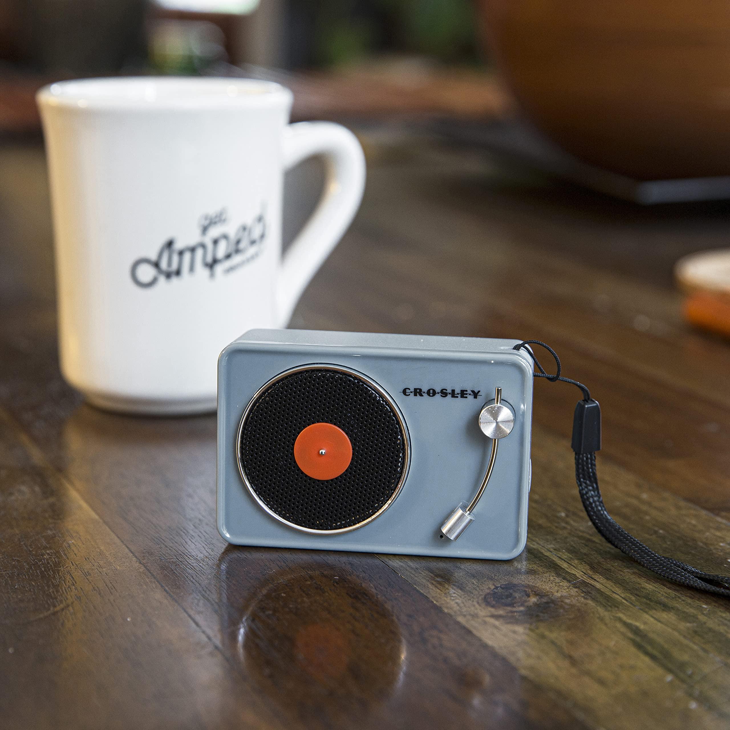 Crosley Crosley CR3029A-TN Portable Mini Turntable Bluetooth Speaker, Tourmaline