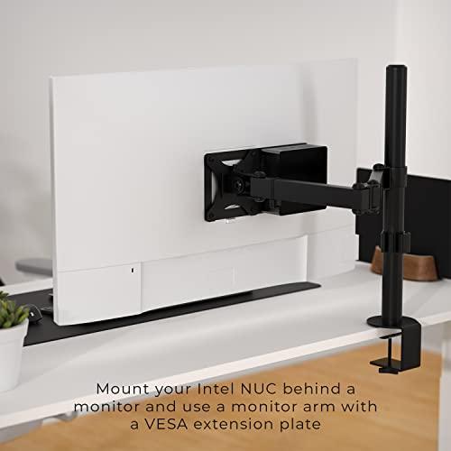 HumanCentric HumanCentric Mounting Bracket Compatible with Intel NUC | VESA Monitor Arm Extension Plate Compatible with The NUC Mini PC Computer
