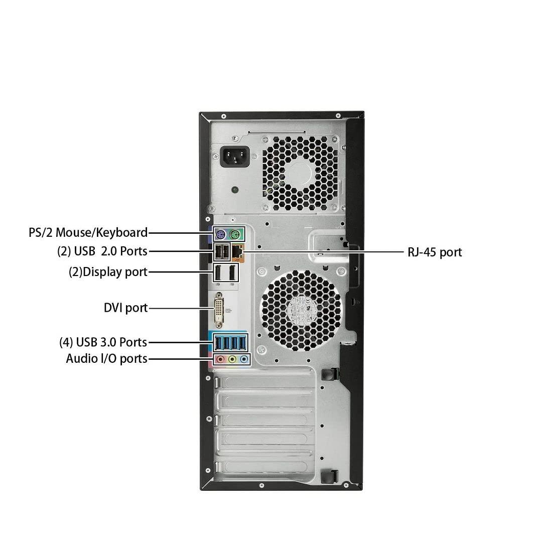 HP HP Tower Computers PC Workstation Z240,i7 Desktop,8GB Ram,512GB SSD + 2TB HDD,AX210 Built-in WiFi 6E,Windows 11,HDMI,DVI,DP,DVD,NVIDIA GT 1030 2GB,Wireless K&M +TJJ PAD (Renewed)