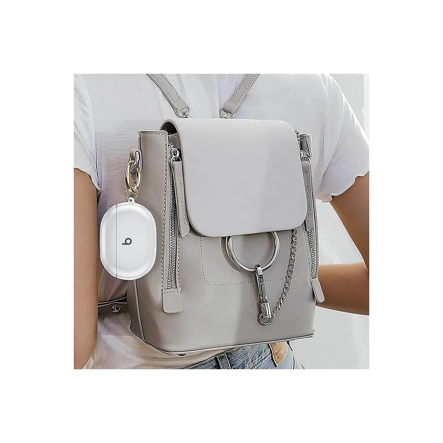 ZERODAMAGE SAHARA CASE SaharaCase Hybrid Flex Case for Dr. Dre Studio Buds 2021 [Rugged] Full Body Protection Antislip Grip Slim with Keychain (Clear)