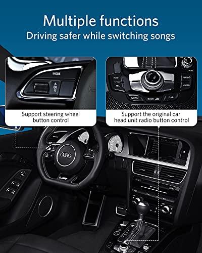 INVERY Airdual Bluetooth 5.0 aptX-HD Adapter Compatible for Audi MMI 3G AMI Music Interface,Audi Symphony,Audi Concert,VW MDI,Mercedes Media Interface