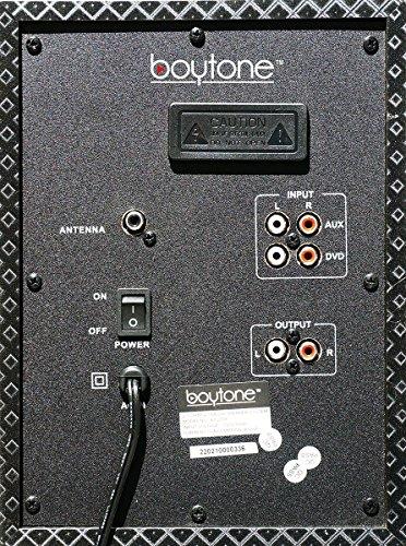 Boytone Boytone BT-210FD, Ultra Wireless Bluetooth Main unit, Powerful Sound with Powerful Bass System 30 watt, Excellent Quality Clear Sound & FM radio, with Remote Control Aux Port, SB/SD/ for Smartphone\'s , Tablets , Desktop Computers , Laptops ,Black Co