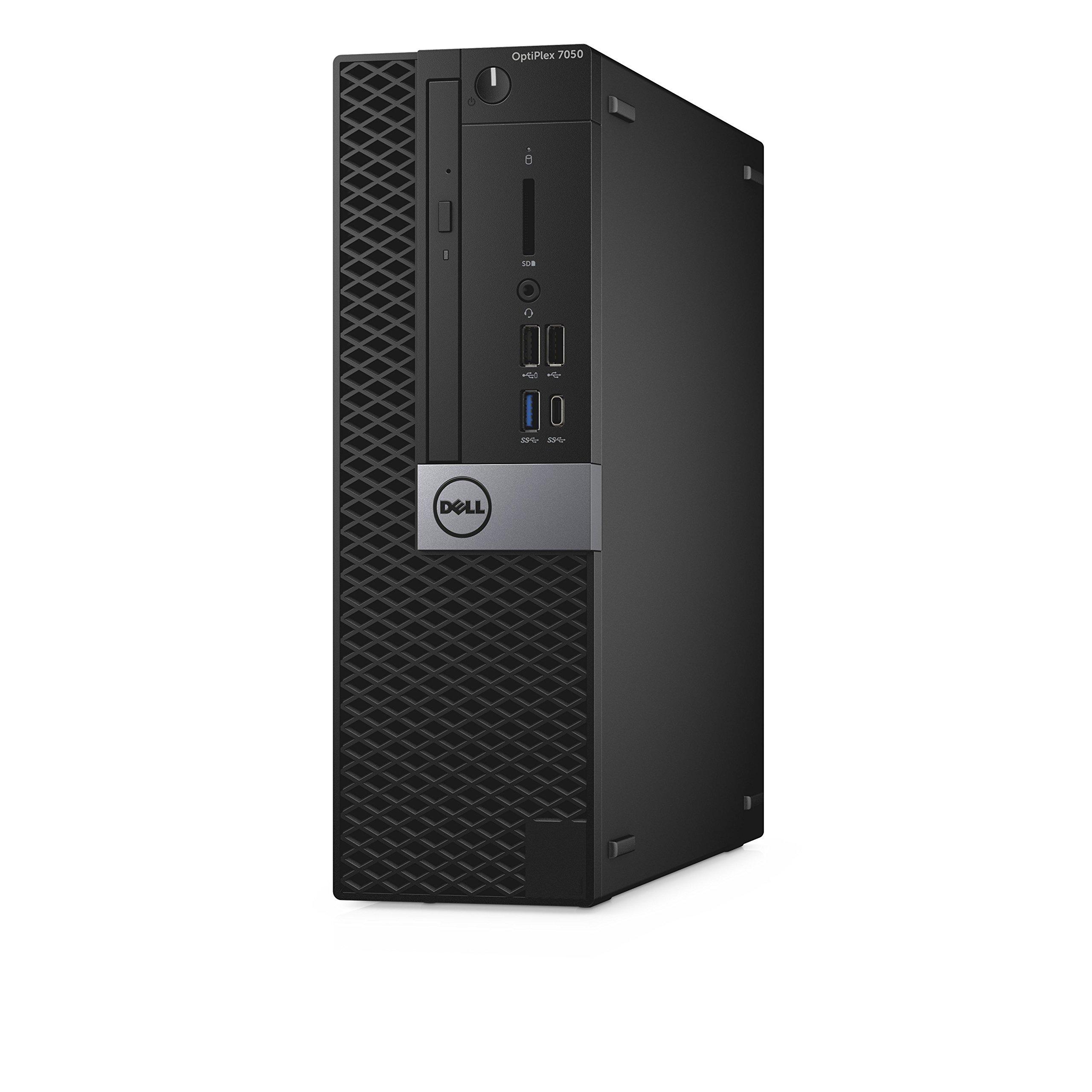 Dell Dell OptiPlex 7050 Small Form Factor Desktop Computer, Intel Core i5-7500, 8GB DDR4, 256GB Solid State Drive, Windows 10 Pro (1735H)