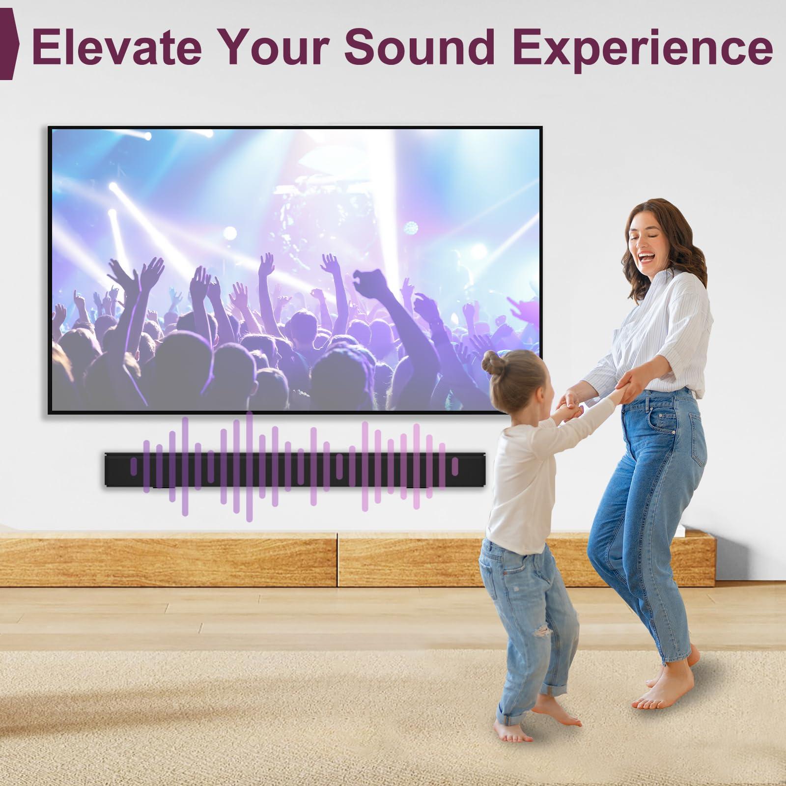 ECLINK ECLINK Black Mounting Wall Bracket Compatible with Bose WB-300 Sound Touch 300 Soundbar Soundbar 500 Soundbar 700 Soundbar 900 Speaker