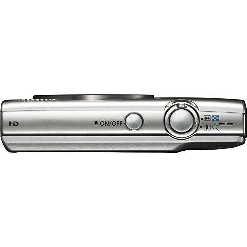 Canon Canon PowerShot ELPH 180 Digital Camera (Silver) with 32GB Memory + Case (Renewed)