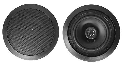 Rockville Rockville (4) HC85 8" Inch 700 Watt Black in-Ceiling Home Theater Speakers 8 Ohm