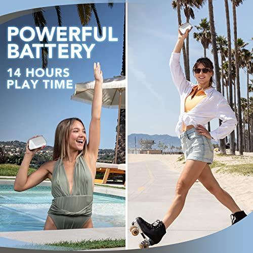 Cambridge Soundworks Cambridge Soundworks OontZ Angle Solo Bluetooth Portable Speaker, Compact Size, Surprisingly Loud Volume & Bass, 100 Foot Wireless Range, IPX5, Perfect Travel Speaker, Bluetooth Speakers (White)