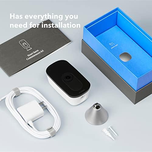 ecobee ecobee SmartCamera – Indoor WiFi Security Camera, Smart Home Security System, 1080p HD 180 Degree FOV, Night Vision, 2-Way Audio, Works with Apple HomeKit, Alexa Built In