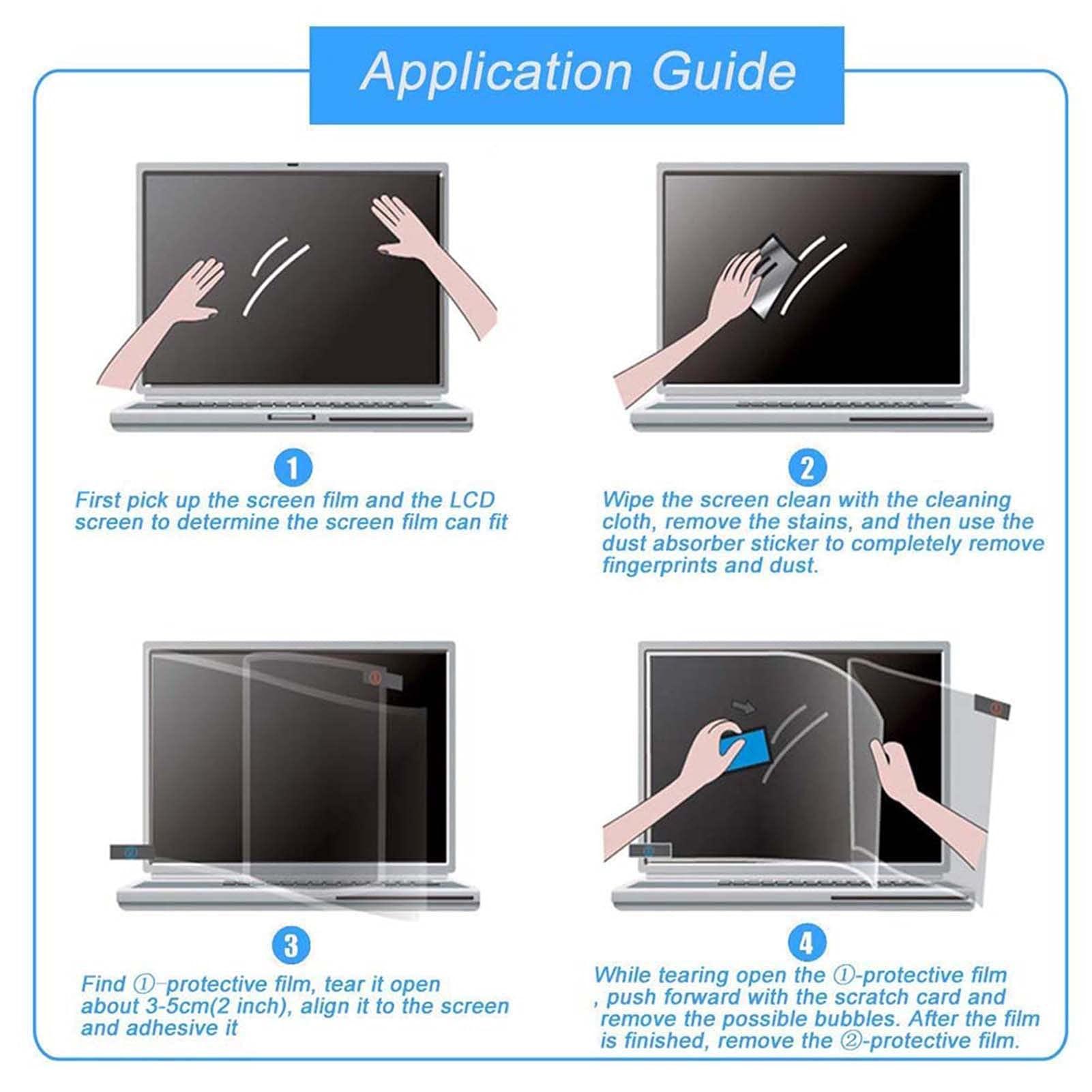 GFSD GFSD Anti Glare Film TV Screen Protector, Anti Blue Light/Guard Against Radiation, Relieve Eye Strain Sleep Betterfor All Brand TV Size (Color : HD Version, Size : 48 inch 1056596mm)