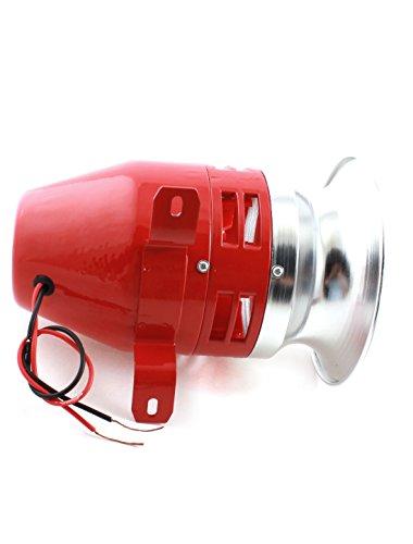 uxcell uxcell Car Truck DC 12V 12.4A 125DB Air Raid Warning Motor Siren Horn MS-390
