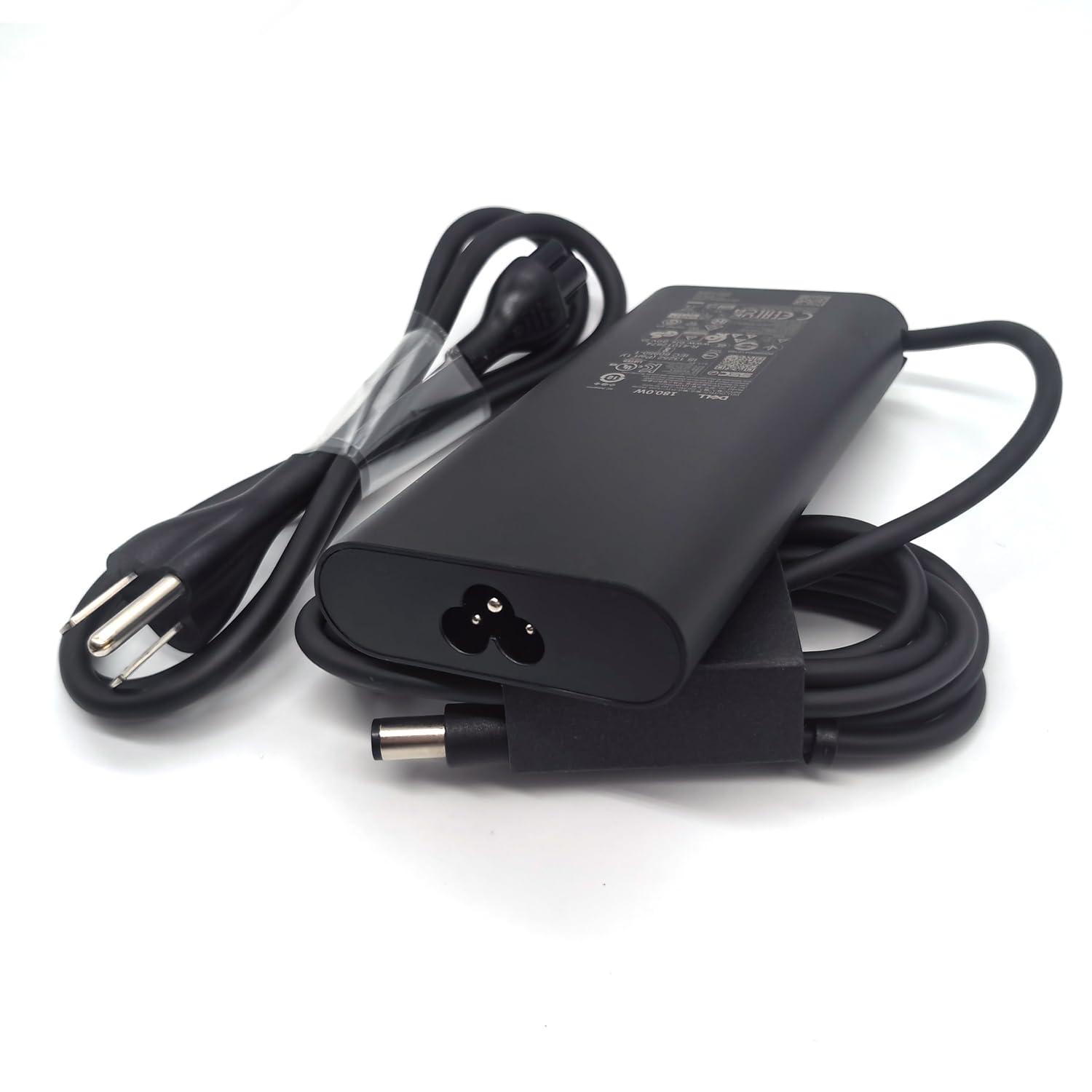 Dell Dell 180W Barrel 7.4mm GAN Laptop Charger, Precision 7680 7670 7770 7780 AC Adapter, Black, HA180PM210