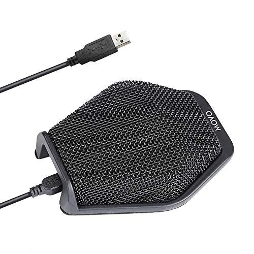 Movo Movo MC1000 Conference USB Microphone for Computer Desktop and Laptop with 180° / 20' Long Pick up Range Compatible with Windows and Mac for Dictation, Recording, YouTube, Conference Call, Skype