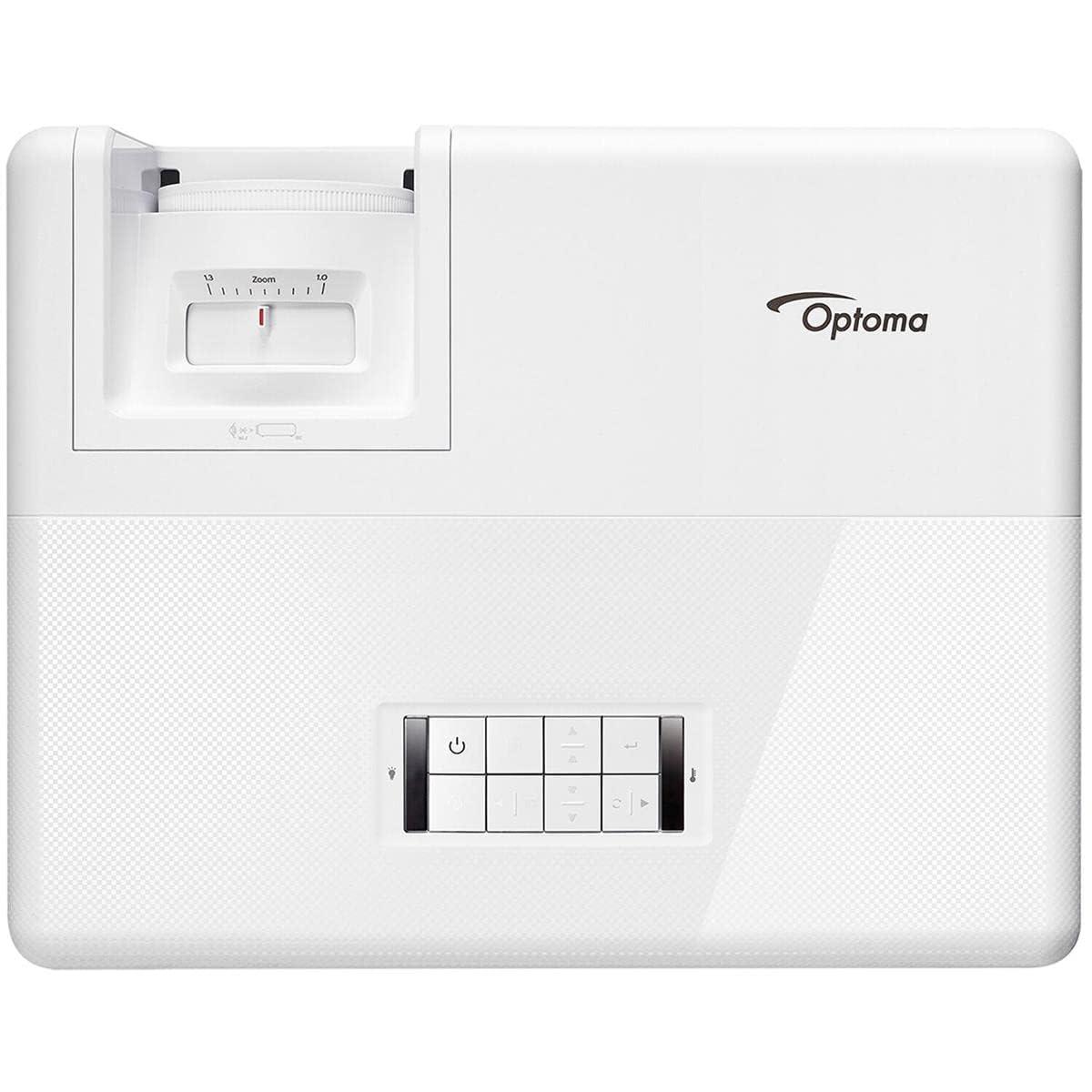 Optoma Optoma ZW350 3D Ready DLP Projector - 16:10 - 1280 x 800 - Front, Ceiling - 1080p - 30000 Hour Normal ModeWXGA - 300,000:1 - 3500 lm - HDMI - USB - Network (RJ-45) - Business, Education, Presentation