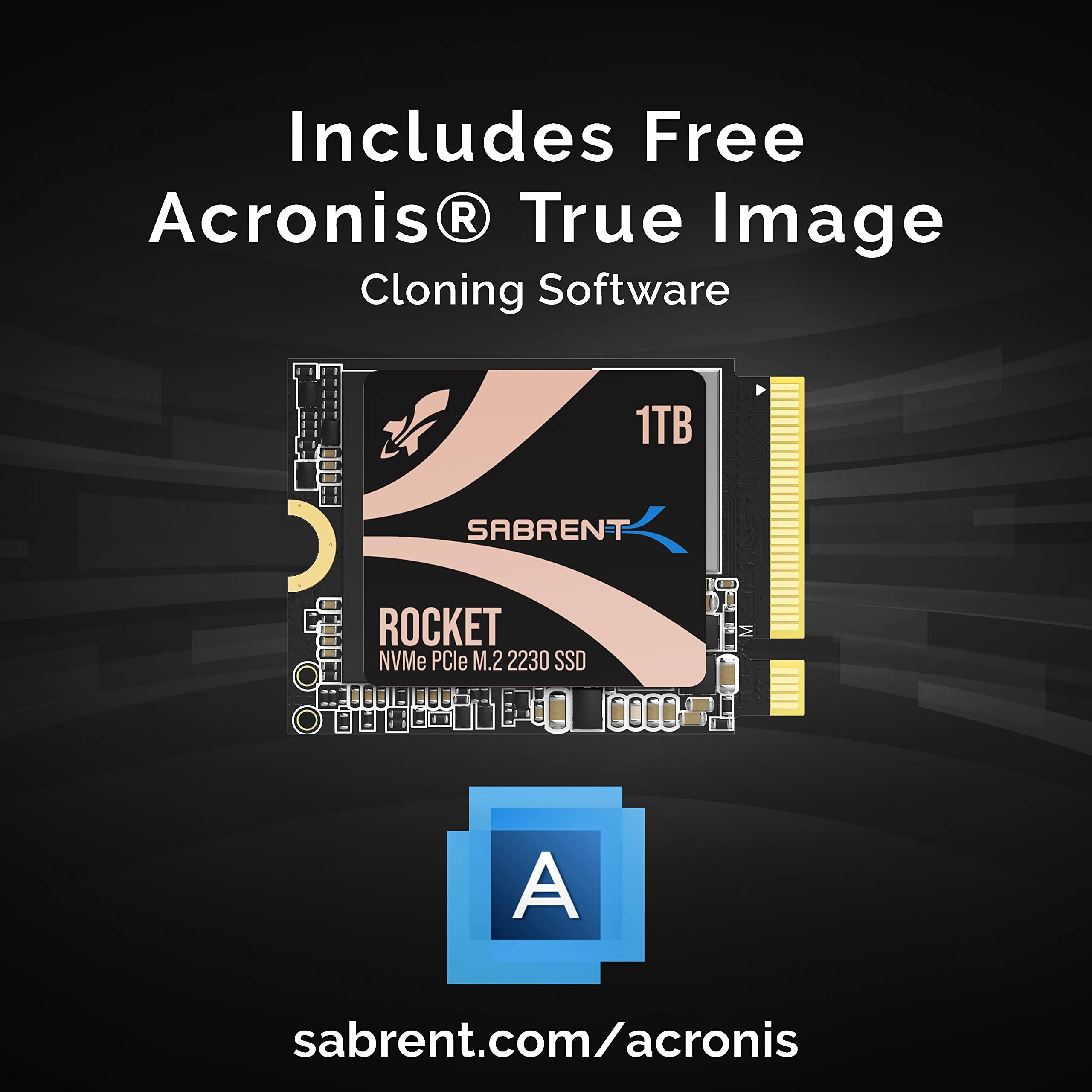 SABRENT SABRENT Rocket 2230 NVMe 4.0 1TB High Performance PCIe 4.0 M.2 2230 SSD [SB-2130-1TB]