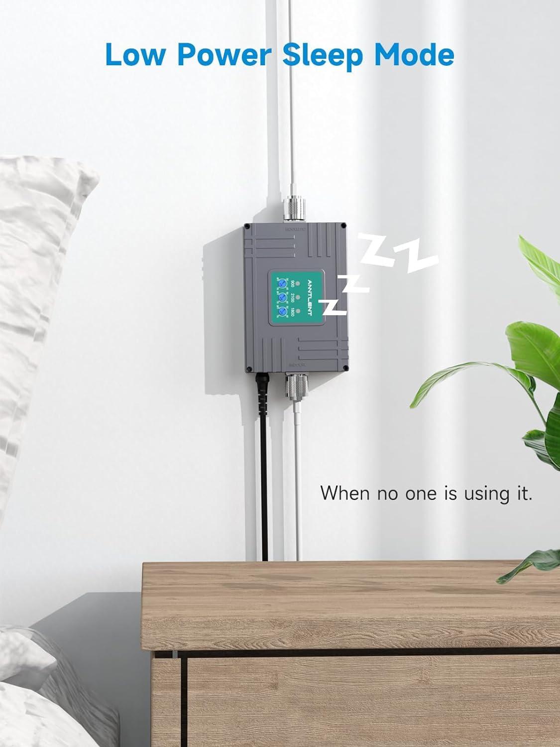 ANNTLENT Cell Phone Signal Booster for All Carriers on Band 5/12/13/17 | Up to 4,500 Sq Ft | Boost 5G 4G& LTE Signal for Verizon, AT&T, T-Mobile & More | FCC Approved