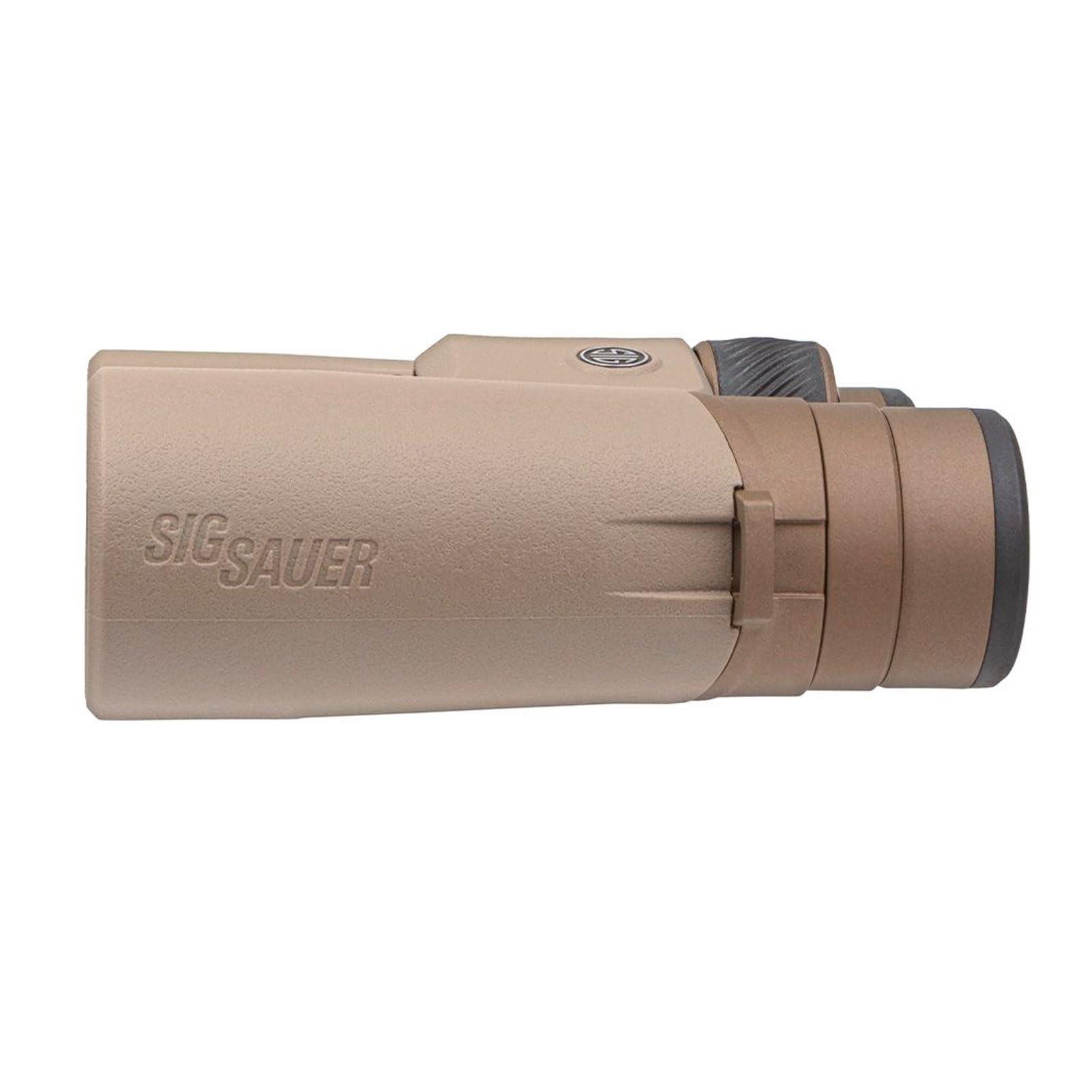 Sig Sauer SIG SAUER ZULU8 HDX 10x50mm Waterproof Fogproof Durable Bright Clear Precise Ergonomic Closed Bridge FDE Hunting Binoculars with Anti-Reflective Lenses - Molded EVA Carrying Case Included