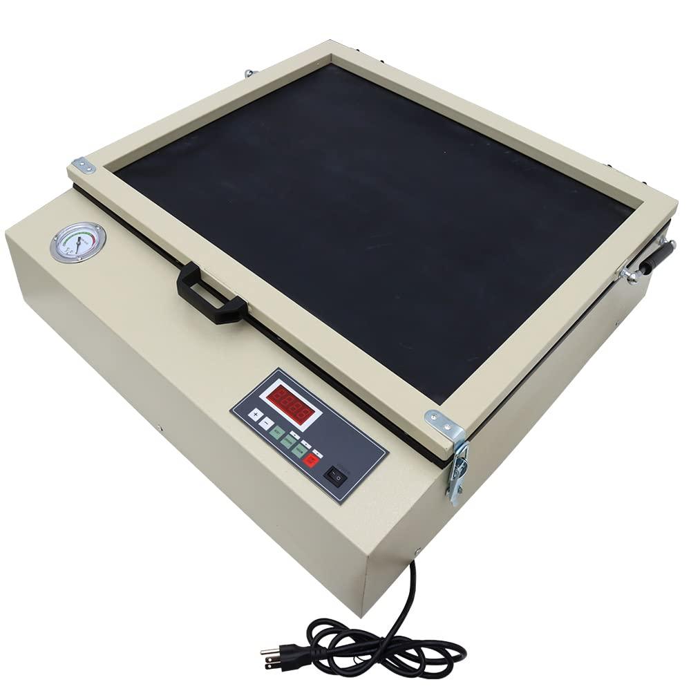 HayWHNKN HayWHNKN Vacuum UV Exposure Unit LED 23.6 * 27.6inch Exposure Area for Screen Printing Exposure with Digital Timer