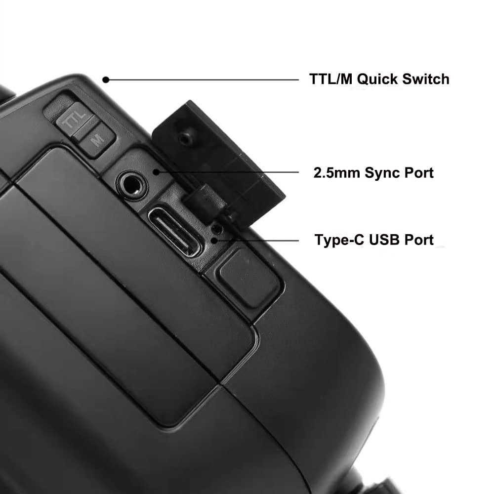 GODOX Godox V860III-N Camera Flash with Godox X2T-N TTL Wireless Trigger for Nikon Camera Flash Speedlight Speedlite Light, 76Ws 2.4G TTL HSS 1/8000s, 480 Full-Power Flashes, 0.01-1.5s Recycle Time