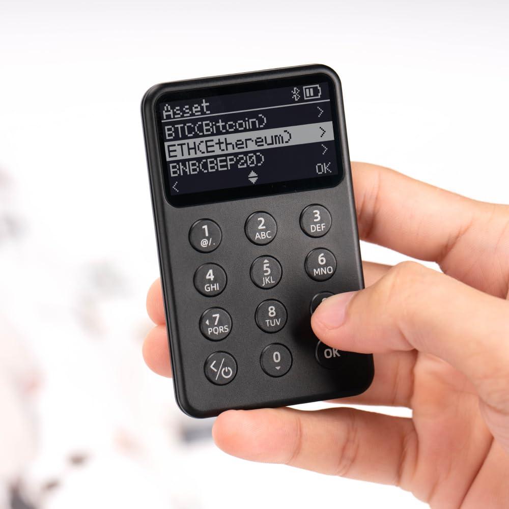 safepal SafePal X1 Cryptocurrency Hardware Wallet, Open-sourced with Bluetooth, Cold Storage for Bitcoin, Ethereum, Solana and More Tokens & NFTs, Secure Private Key, Mnemonic Phrase in Cold Wallet