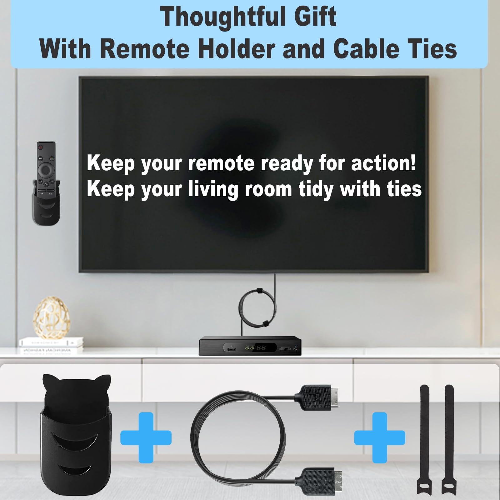 Maozhren BN39-02210A BN96-44186A BN91-17814A BN91-17814W for Samsung One Connect Cable with Holder, One Connect Cable for Samsung TV UN55KS8000F UN55KS800DF UN55KS8500F UN55KS9000F UN55KS9500F UN60KS8000F