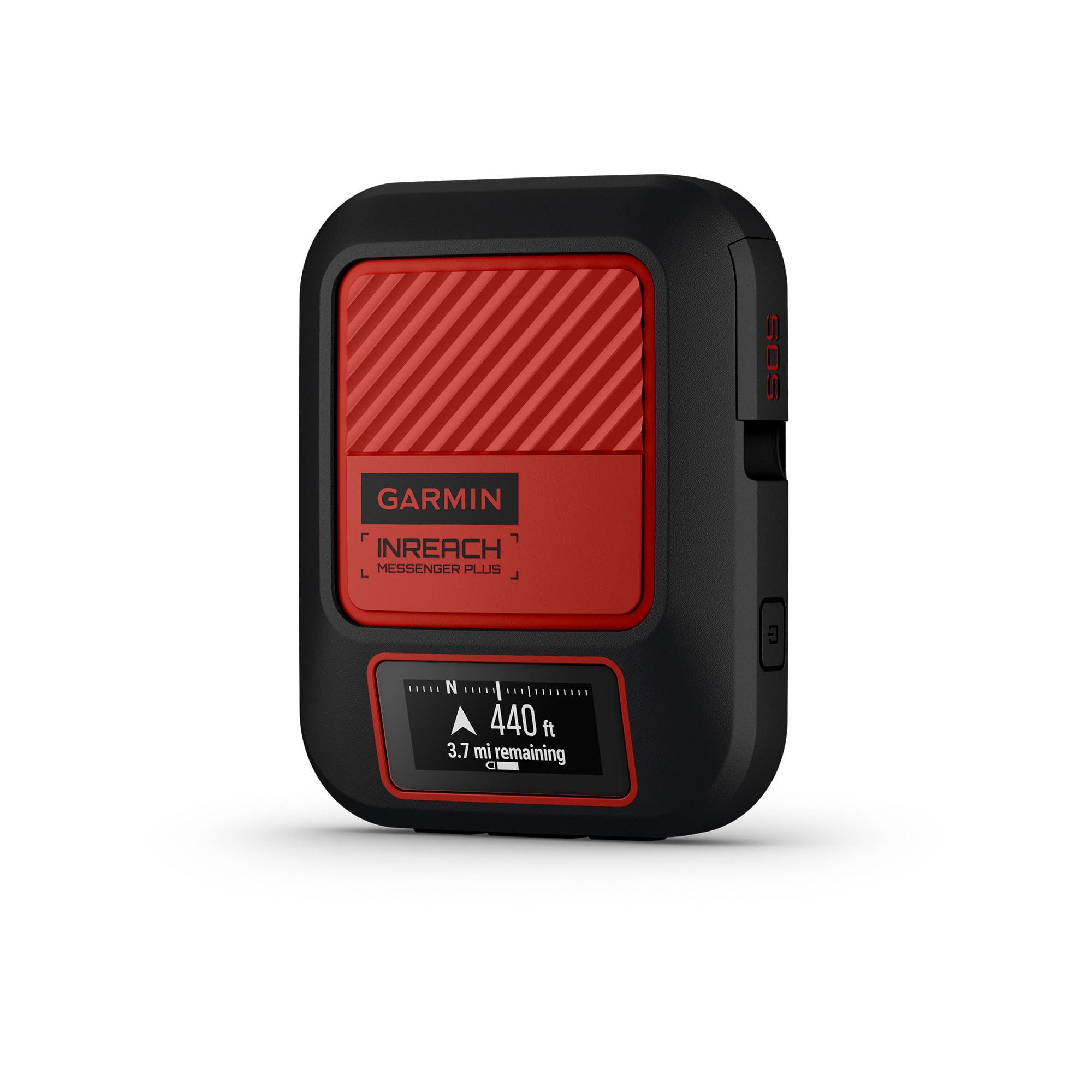 Garmin Garmin inReach Messenger Plus, SOS Satellite Communicator with Photo, Text & Voice Messaging Without Cell Service, Long Battery Life, Durable, Temperature-Resistant, Water-Resistant (IPX7) Design
