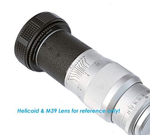 Fotasy (2 Packs) M39 to M42 Adapter Ring, 39mm to 42mm Lens Adapter, for 42mm Focusing Helicoid