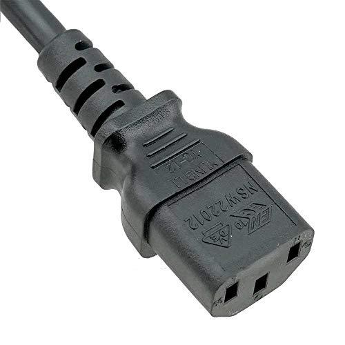 SF Cable SF Cable 8ft UK BS1363 3-pin Plug to IEC C13 Power Cord (Thicker Wire)
