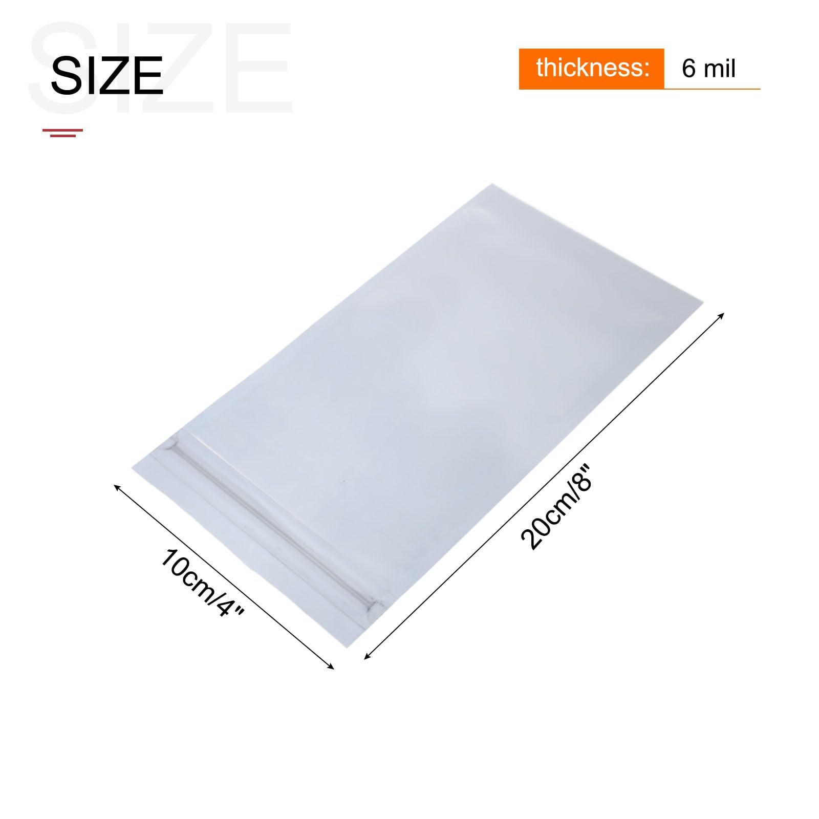 MECCANIXITY MECCANIXITY Anti Static Bags Shielding Bag 50pcs 4x8inch(10x20cm) Resealable with Labels for Hard Drive HDD SSD PCB Board