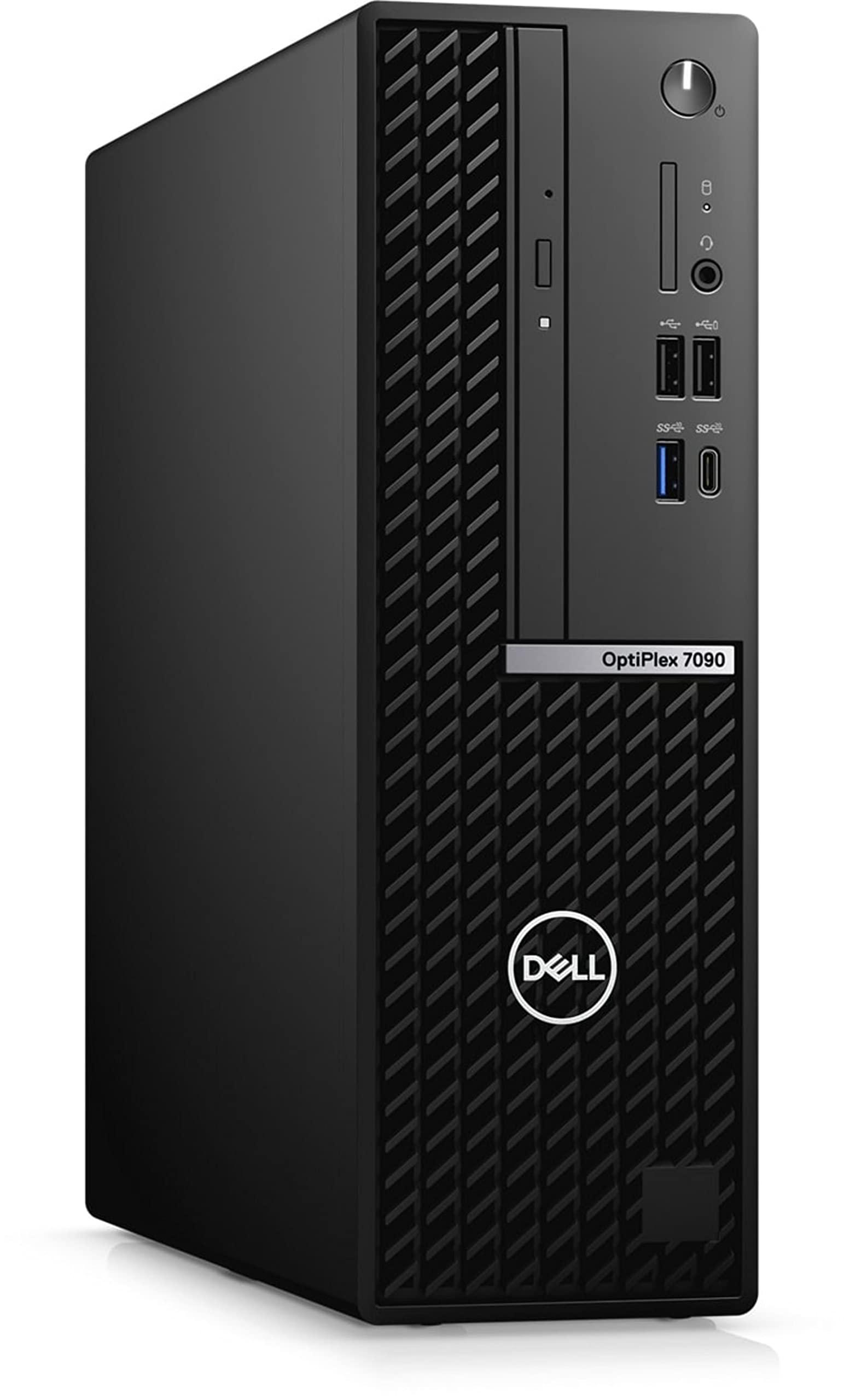 Dell Dell Optiplex 7090 SFF Small Form Factor Desktop | Core i5-10505 - 512GB SSD Hard Drive - 16GB RAM - AMD Radeon RX 550 | 6 cores @ 4.6 GHz - 4GB GDDR5 Win 11 Pro Black (Renewed)