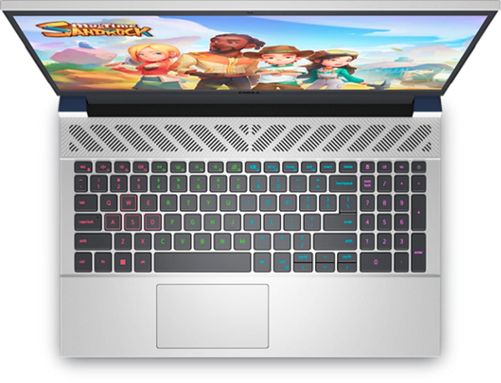 Dell Dell G15 5535 Laptop (2023) | 15.6" 1920x1080 FHD | Ryzen 7-7840 - 512GB SSD Hard Drive - 16GB RAM - Nvidia GeForce RTX 4060 | 8 cores @ 5.1 GHz - 8GB GDDR6 Win 11 Home Silver (Renewed)