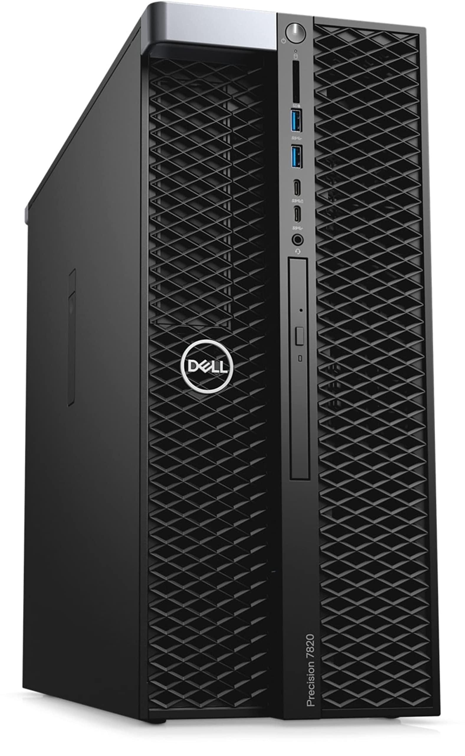 Dell Dell Precision T7820 Workstation Desktop | Xeon Silver - 4210-512GB SSD Hard Drive - 32GB RAM - Nvidia Quadro RTX 4000 | 10 cores @ 3.2 GHz - 8GB GDDR6 Win 11 Pro Black (Renewed)