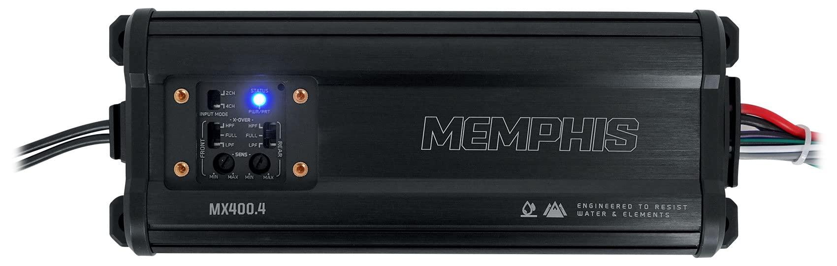 Memphis Memphis Audio MX400.4 400w RMS 4 Channel Powersports UTV ATV Amplifier IP66 Amp