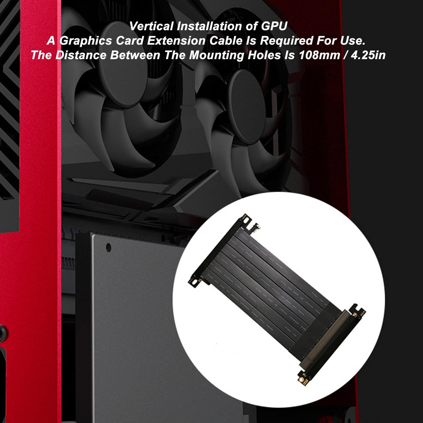 Vikye Mini ITX Case Computer Chassis, Aluminium Alloy HTPC Case Mini Portable ITX Case with Anti Slip Foot Padfor HTPC Desktop