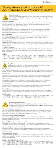 StarTech.com StarTech.com 10G PCIe SFP+ Card - Single SFP+ Port Network Adapter - Open SFP+ for MSA-Compliant Modules/Direct-Attach Cables - 10 Gigabit Fiber PCIe NIC - PCI Express SFP+ Network Card (PEX10GSFP)