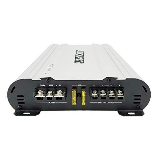 Audiobank Audiobank Monoblock 2000 WATTS Amp Class AB Car Audio Stereo Amplifier P2001 Heavy-Duty Aluminum Alloy Heatsink | Class A-B Operation Remote On/Off Circuit