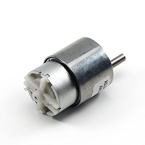 Fielect Fielect Gear Motor DC 12V 7RPM High Torque Electric Motor Micro Speed Reduction Geared Motor Eccentric Output Shaft for Car Robot Model DIY Engine