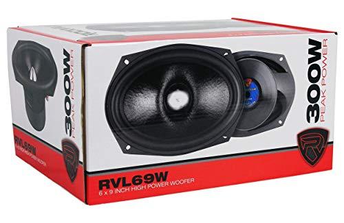 Rockville Rockville (2) RVL69W 6x9 600w Cast Aluminum Car Subwoofers Sub Woofers