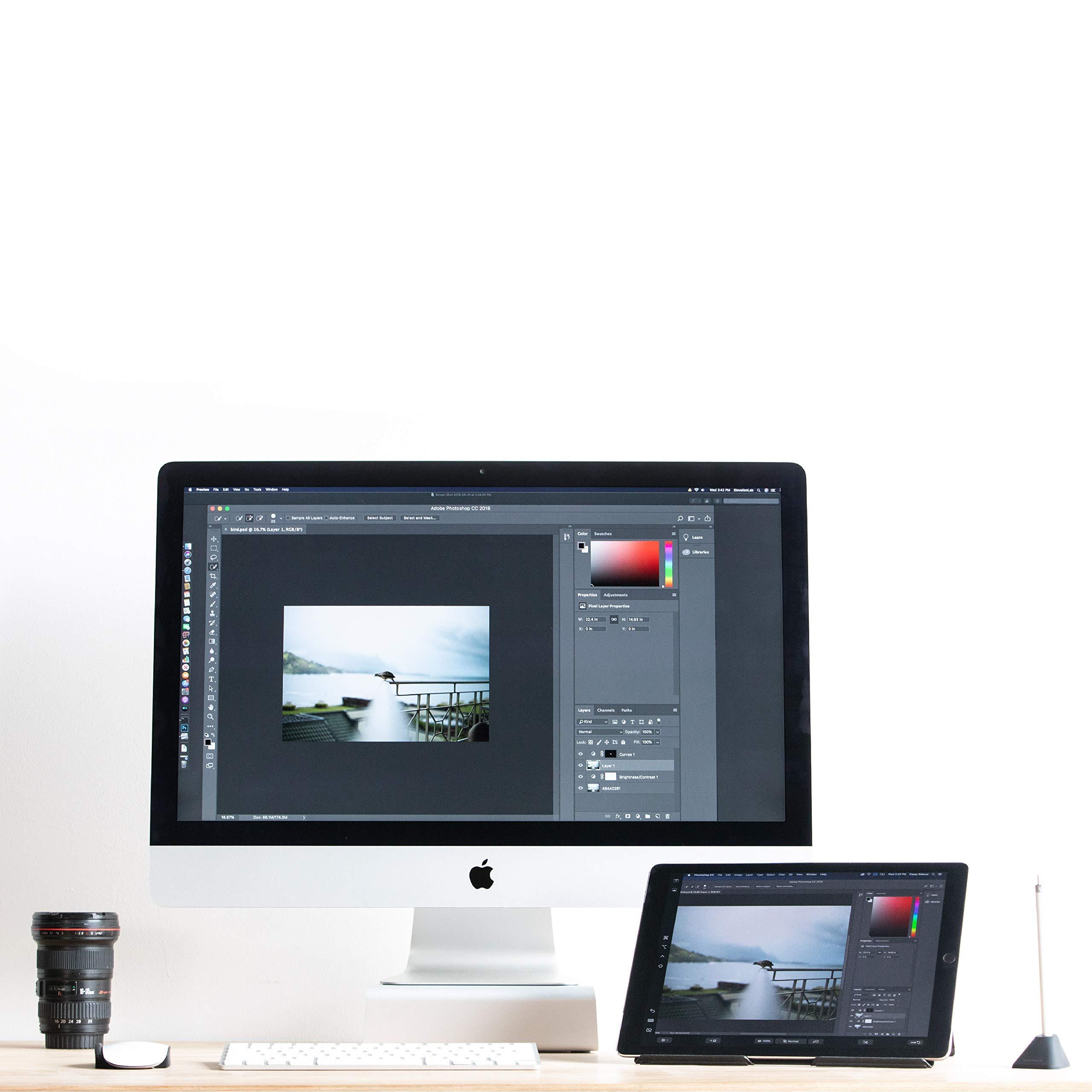 Elevation Lab Elevation Lab DraftTable V2 for iPad Pro (Full Kit) : Rock-Solid & Adjustable | Tablet Stand Holder Dock for Drawing | iPad, Pro, Air, Mini, Nexus, Kindle, Laptop Stand