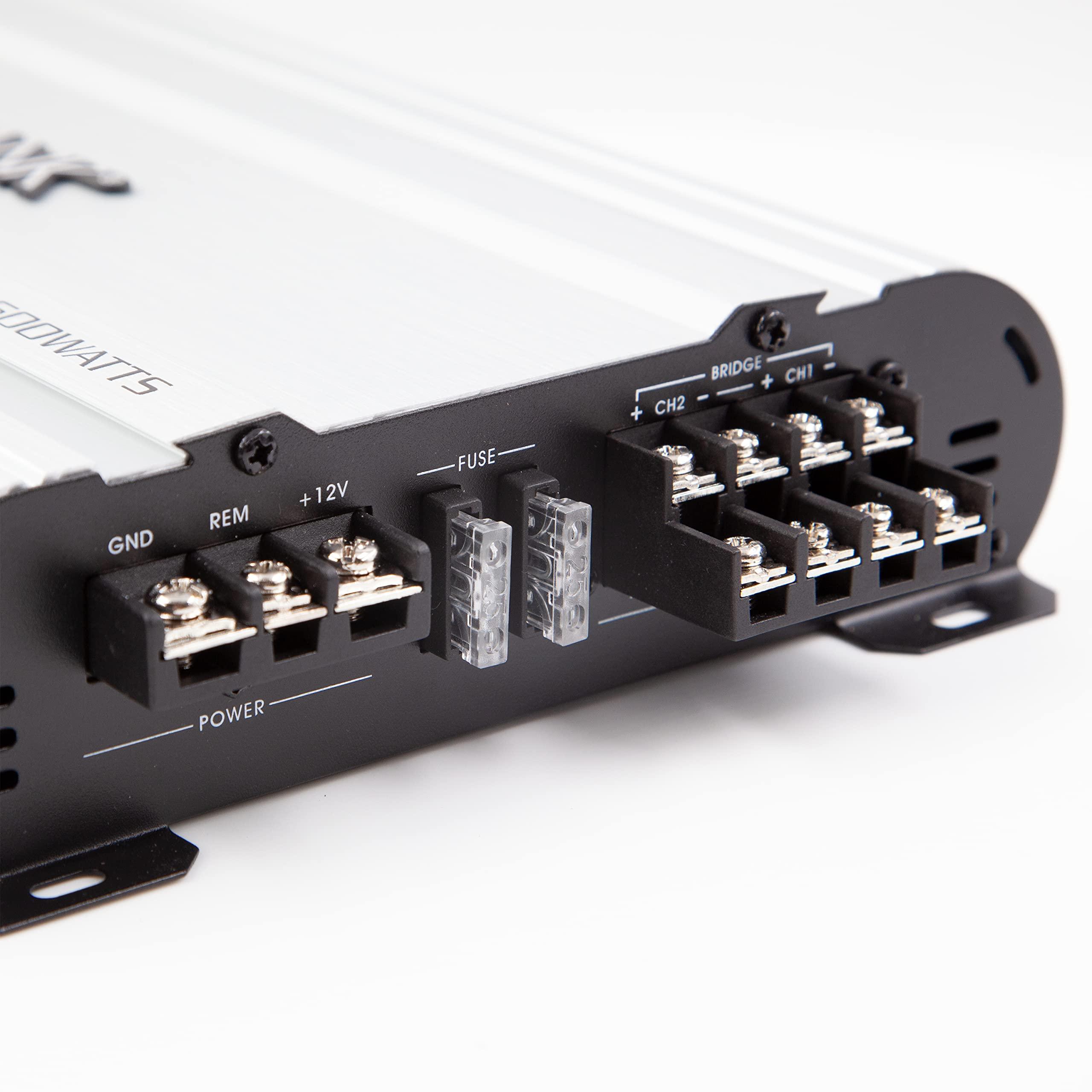 Audiobank Audiobank 4 Channels 1600 WATTS Bridgedable Car Audio Stereo Amplifier P1604