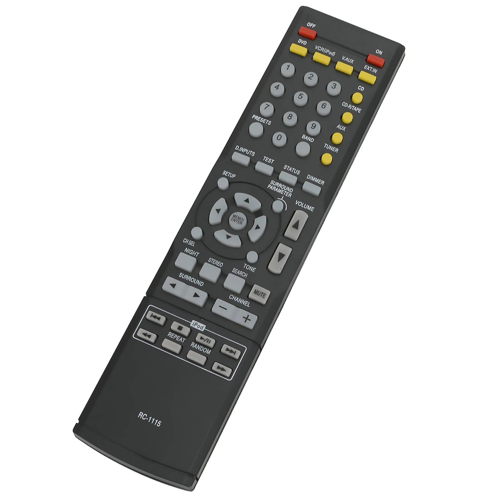 AIDITIYMI RC-1115 Replacement Remote Fit for Denon AV Surround Receiver AVR-390 AVR-2807 AVR-2808 AVR-2809