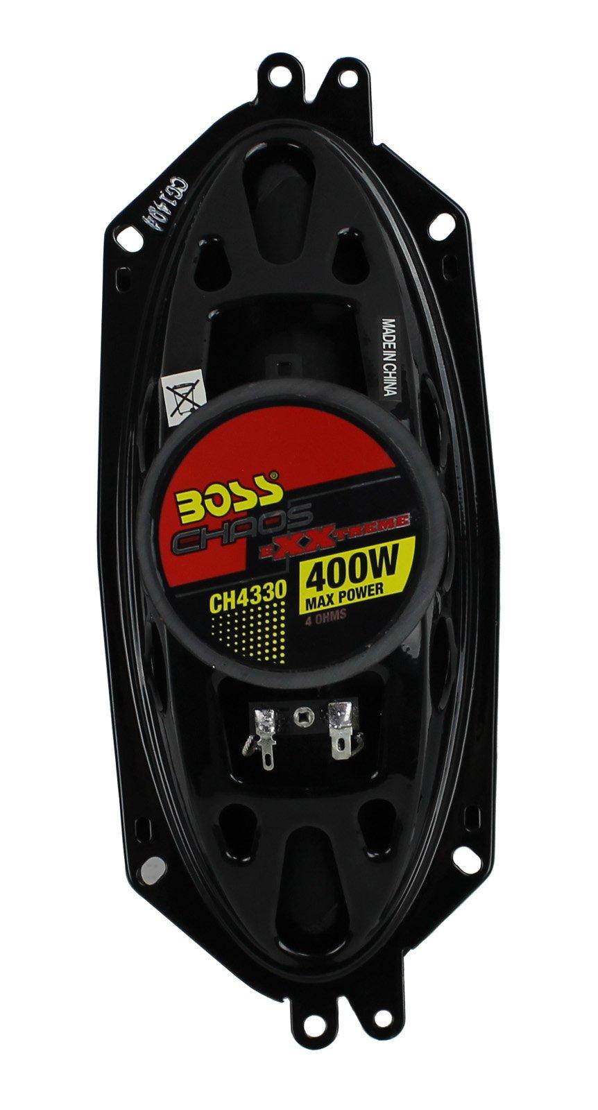 BOSS Audio Systems BOSS Audio 4x10 3-Way 400W Full-Range Chaos Exxtreme Car Audio Speakers (4 Pair)